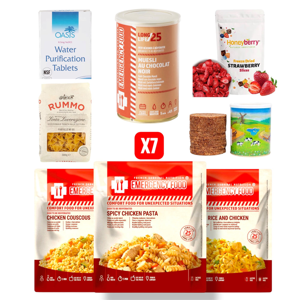 The Prepared Selection: 7 Days Supply (1 Person)