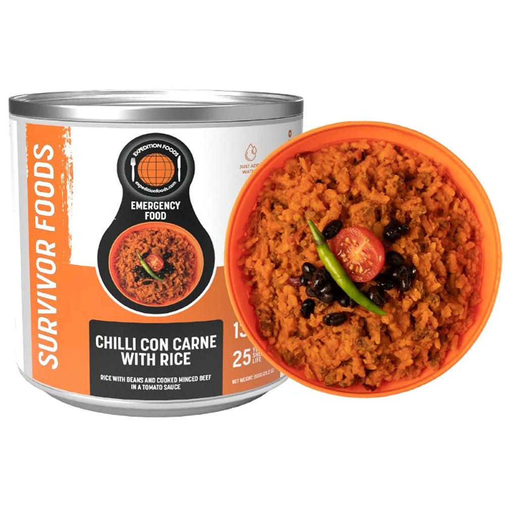 Chilli Con Carne with Rice 25 Year Life